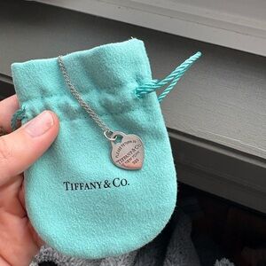 Tiffany & Co Heart Tag Necklace